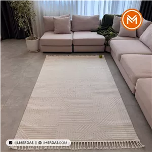 فرش ایکیا اختصاصی کد 42311 زمینه کرم بژ