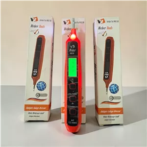 فازمتر دیجیتالی حرفه ایی تست برق،تشخیص فاز و نول با نمایشگرLCD