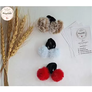 کش پوم پوم ساده رنگی
