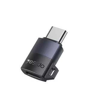 مبدل OTG USB Type-C به USB 3.0 یسیدو مدل GS29 با سرعت انتقال 5 گیگابیتبرثانیه و بدنه آلومینیومی