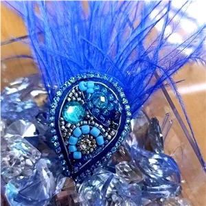 گلسینه جواهر دوزی شده دست ساز