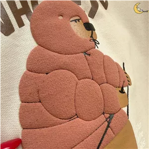 ست دورس و شلوار توکرکی زمستانی بچگانه طرح سیمپسون مناسب 18 ماه تا 4 سال