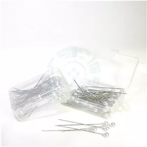 سوزن ته مرواریدی رنگ سفید(بسته50عددی)