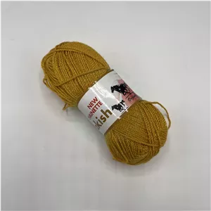 کاموا زنجیره آکیش چاینت(CHINETTE) رنگ خردلی(90گرمی)