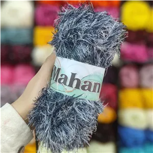 کاموا یوموش رنگ خاکستری اسپرت (100گرمی)
