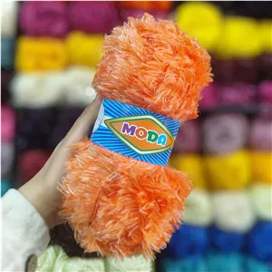 کاموا یوموش رنگ نارنجی اسپرت (100گرمی)