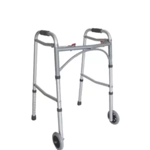 واکر چرخ دار تاشو با قابلیت تنظیم ارتفاع مجموعه دو عددی عمده