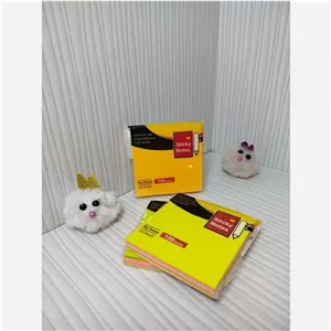 کاغذ یادداشت چسبی چند رنگی (استیک نوت) 100 برگ