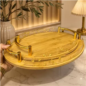 سینی بامبو دور اکرولیک 