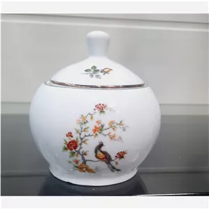 قندان گرد خط طلا تقدیس(دکورشده)