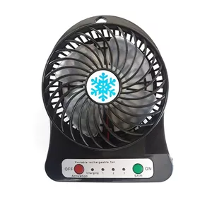 پنکه رومیزی شارژی 18650BLAC سه سرعته با باتری و کابل USB