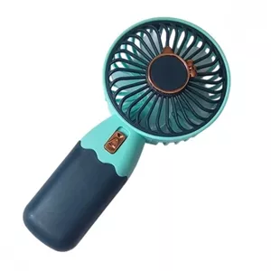 پنکه رومیزی شارژی مدل 01 5 پره پلاستیکی USB 150 گرم