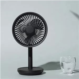 پنکه رومیزی سولوو مدل F5-Fan 500g USB 3 پره 3 سرعت شارژی پرتابل برای میز کار و مسافرت