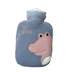 کیسه آب گرم کودک مدل Alligator 250ml - غیر برقی، ضد نشت، دارای روکش قابل شستشو، مناسب استرس و درد عضلانی
