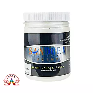 رنگ اکریلیک سفید صدفی یک کیلو ساندورا