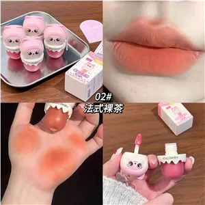 برق لب مایع مات مخملی طرح گربه فانتزی JOJO DIARY 