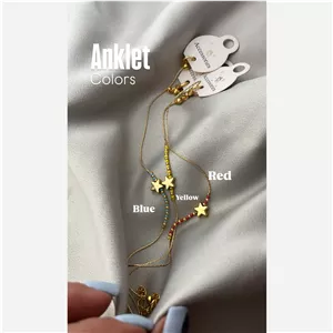 پابند ستاره و منجوق برند accessories (پس کرایه)