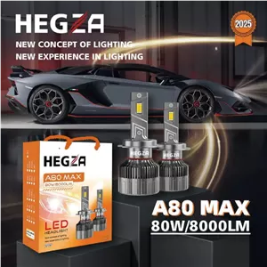 هدلایت A80 MAX برند HEGZA ( بسته دو عددی)