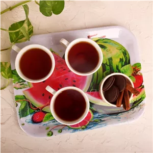سینی بدون دسته مهروز مدل 7771 هندوانه سایز 2533 سانتی متر ارسال پس کرایه 