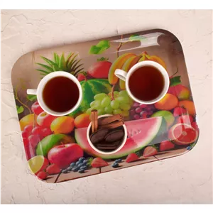 سینی بدون دسته مهروز مدل 7772 میوه سایز 2938 سانتی متر ارسال پس کرایه 