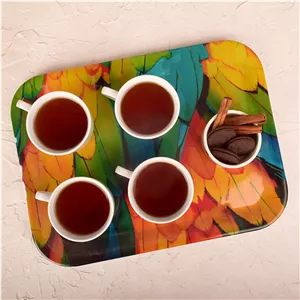 سینی بدون دسته مهروز مدل 7772 رنگارنگ سایز 2938 سانتی متر ارسال پس کرایه 