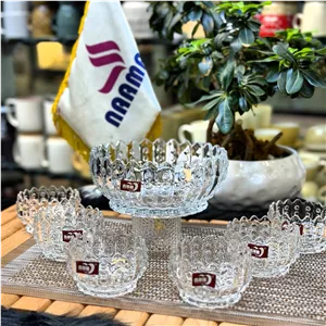 ست پیاله بلور طرح موجDELI نامارا