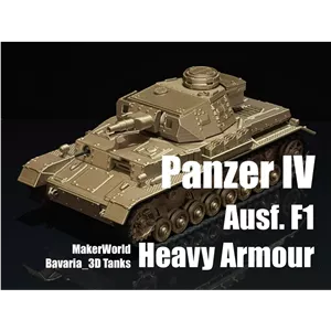ماکت تانک پانزر 4 مدل Ausf. F1 زرهپوش آلمانی مقیاس 135