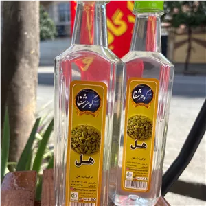 عرق هل دو اتیشه درجه یک قمصر نیم لیتری 