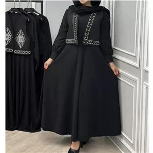 جلیقه پیراهن شیک ست مشکی پیراهن جلیقه جدید ست دخترانه 