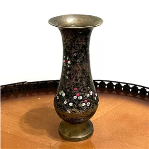 گلدان وارداتی هندی برنجی