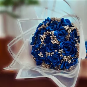 دسته گل روبانی 