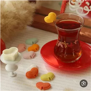 کاتر قند فشاری قلب لب فنجونی