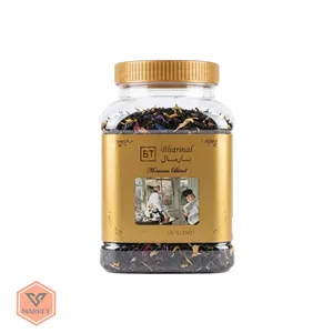 چای سیاه بارمال مدل مخلوط مراکشی با گلبرگهای معطر 200 گرمی