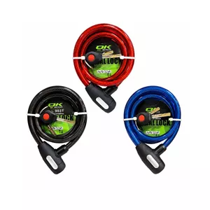 قفل دوچرخه اوکی مدل OK 903T 12x1000MM