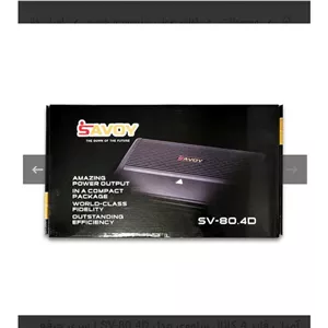 آمپلی فایر 4 کانال ساووی مدل SV-80.4D سری حرفه ای