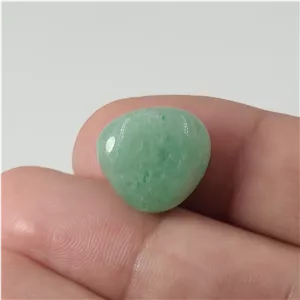 سنگ آونتورین سبز معدنی و طبیعی تامبلر شده (صیغلی) کد 18
