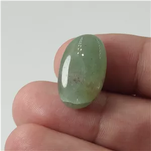 سنگ آونتورین سبز معدنی و طبیعی تامبلر شده (صیغلی) کد 28
