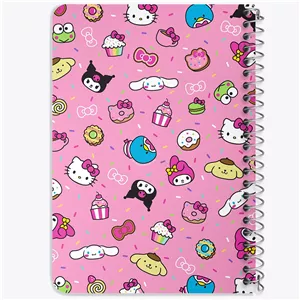 دفتر خط دار 50 برگ خندالو طرح هلو کیتی (Hello Kitty) کد N4234