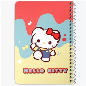 دفتر خط دار 50 برگ خندالو طرح هلو کیتی (Hello Kitty) کد N4191