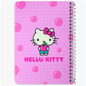 دفتر خط دار 50 برگ خندالو طرح هلو کیتی (Hello Kitty) کد N4225