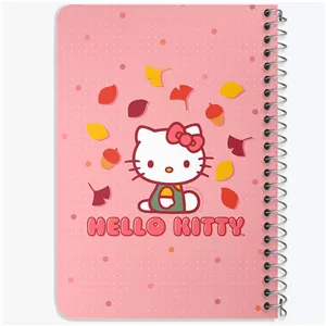 دفتر خط دار 50 برگ خندالو طرح هلو کیتی (Hello Kitty) کد N4235