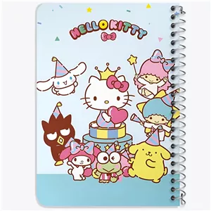 دفتر خط دار 50 برگ خندالو طرح هلو کیتی (Hello Kitty) کد N3989
