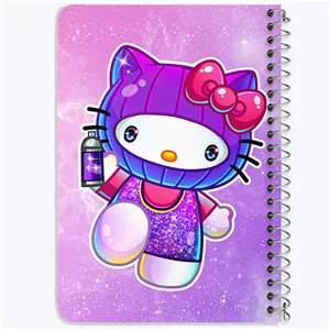 دفتر خط دار 50 برگ خندالو طرح هلو کیتی (Hello Kitty) کد N7797