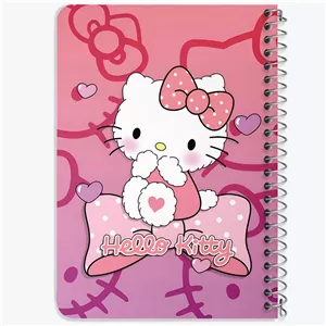 دفتر خط دار 50 برگ خندالو طرح هلو کیتی (Hello Kitty) کد N8244