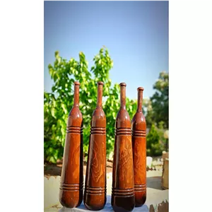 میل زورخانه ای مخصوص ورزش باستانی 5 کیلو با چوب خشک گردو 