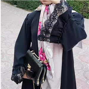 مانتو عبایی مدل ریحانه فری سایز