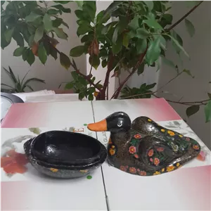 جعبه جای جواهری روسی پاپیه ماشه