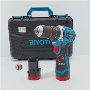 ست دو قلوی دریل شارژی و ایمپکت شارژی بیوتی مدل BYT-2TS11