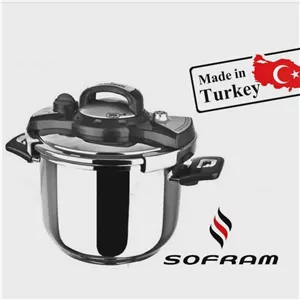 زودپز 8 لیتر سوفرام SOFRAM ترکیه مدل نستا مشکی ارسال رایگان
