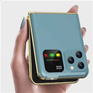 گوشی ساده دکمه ای تاشو .برندسروو ساده تاشو 4سیم کارت مدل P20 Servo دوربین طرح آیفون ا P20 foldable mobile phone